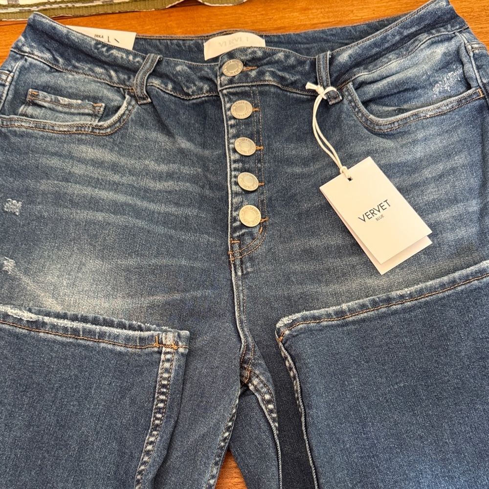 Vervet High Rise Dark Blue Women's Jeans